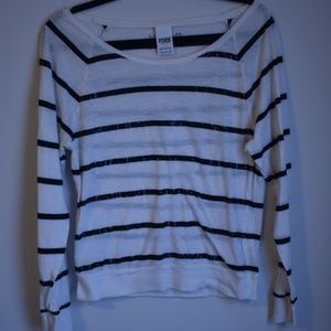 PINK off the shoulder long-sleeve